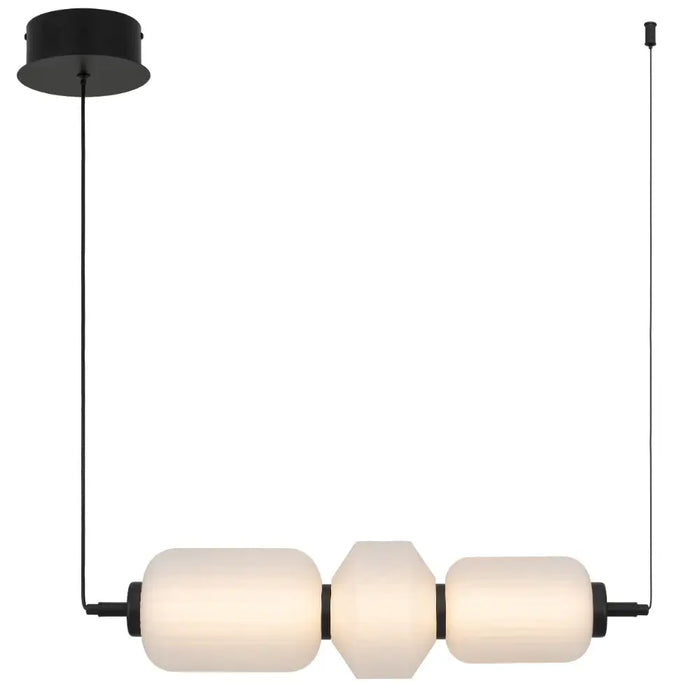 TORSO: Versatile Glass LED Pendant Light (Available in Brass & Black, 3 Light & 5 Light)