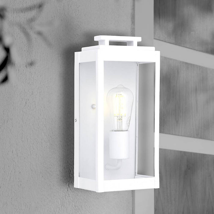 TRUMAN: IP44 Aluminium Contemporary Exterior Wall Light (Available in Black & White)