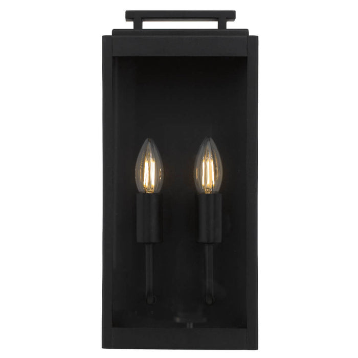 TRUMAN: 2 Light IP44 Aluminium Exterior Wall Light (Available in Black & White)