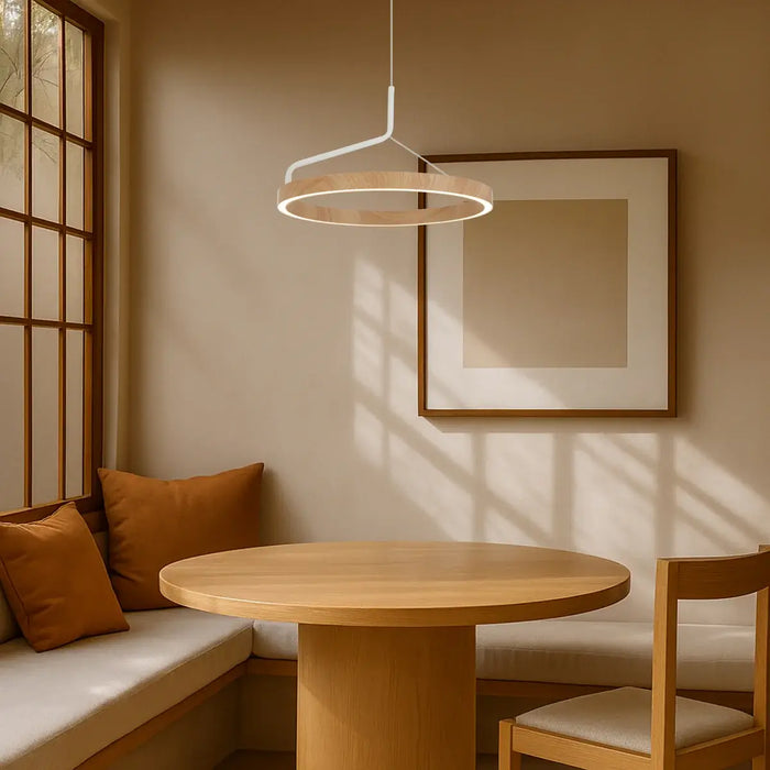 TRUVON: 3CCT Modern LED Ring Pendant Light (Available in 40cm & 60cm)