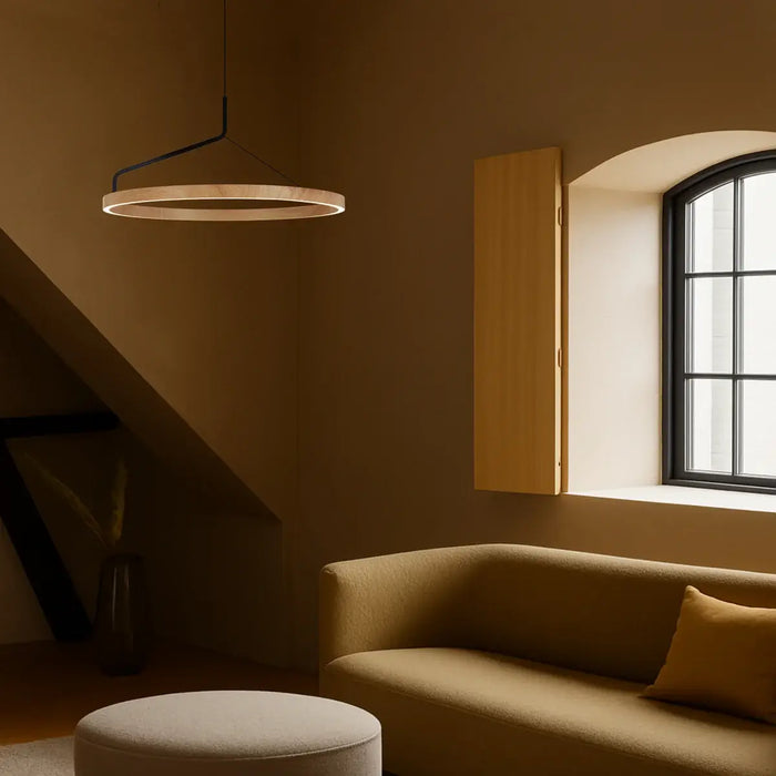 TRUVON: 3CCT Modern LED Ring Pendant Light (Available in 40cm & 60cm)