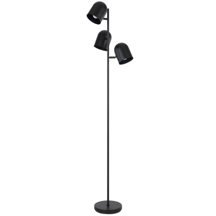 TURIN: 3 Light Metal Floor Lamp (Available in Black & Khaki)