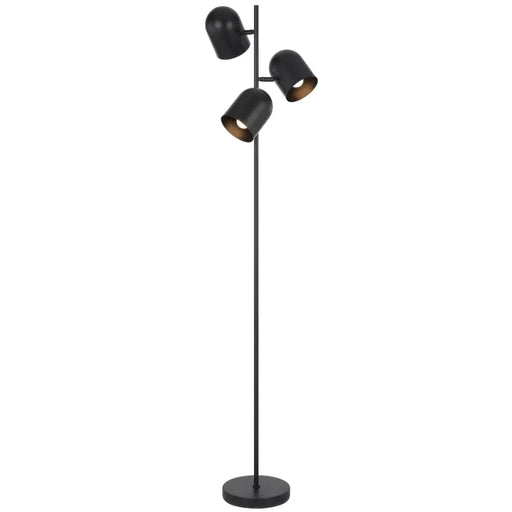 Telbix TURIN: 3 Light Metal Floor Lamp (Available in Black & Khaki)