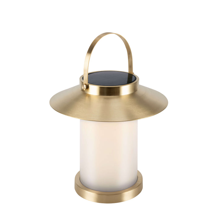 TEMPLE To-Go Portable Outdoor Solar Lantern (avail in Galvanized & Brass)