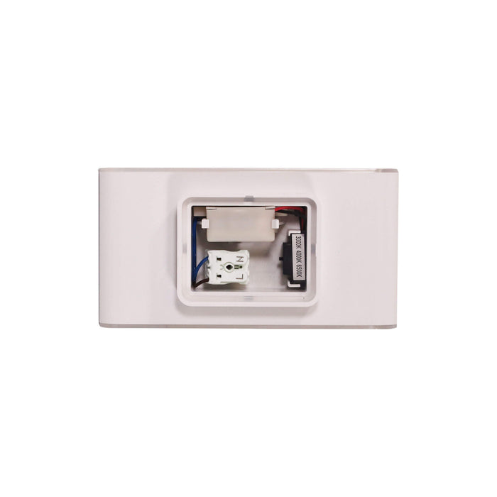 WASH: Tri-Colour Up Down LED Wall Light (Available in White & Black, 3W & 6W)