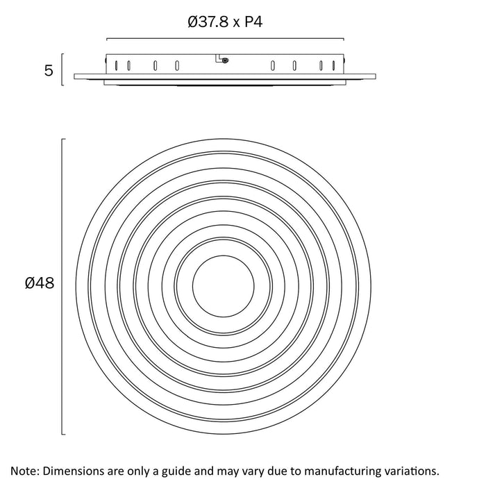 UTICA: LED Contemporary Style Close to Ceiling Light