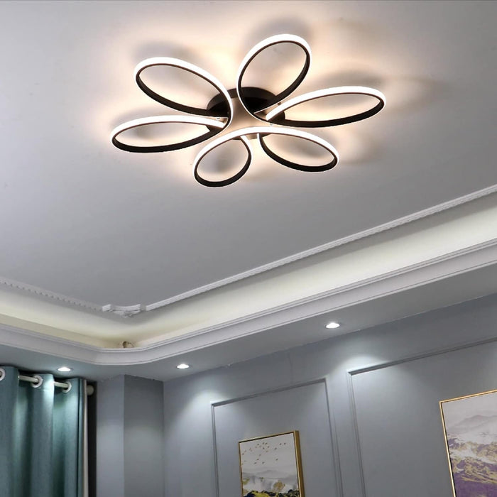 Modern LED Chandelier Light Fixture (90 cm)