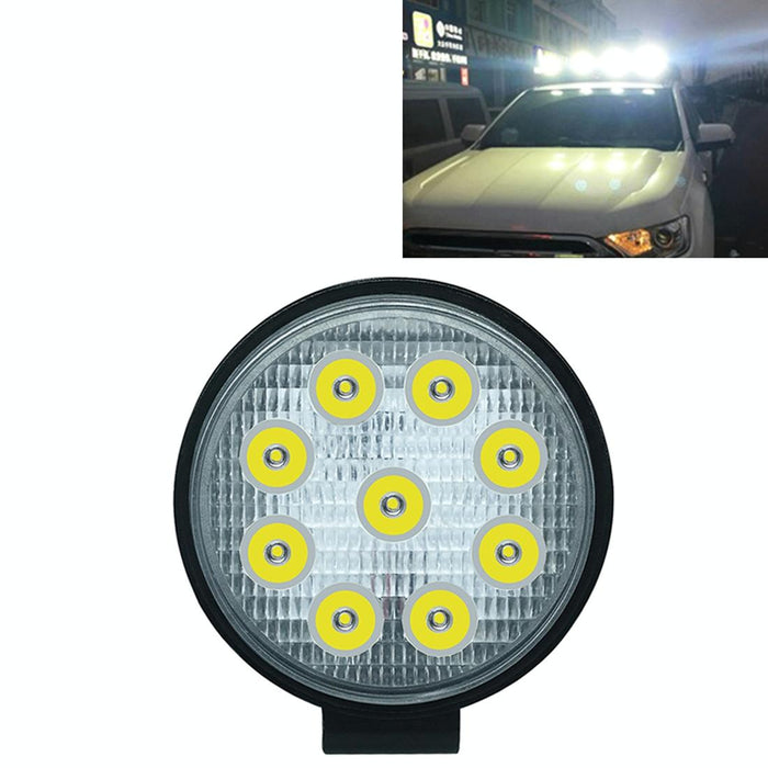 6.7W White Light Round - Shaped Waterproof Car Boat Marine Work Lights Spotlight Led Bulbs Dc 9 - 30V