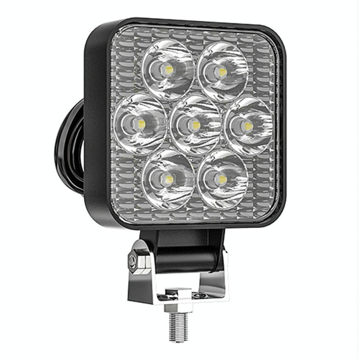 12 - 30V 12W 6000K 2.5 Inch Car LED Engineering Auxiliary Light White Light