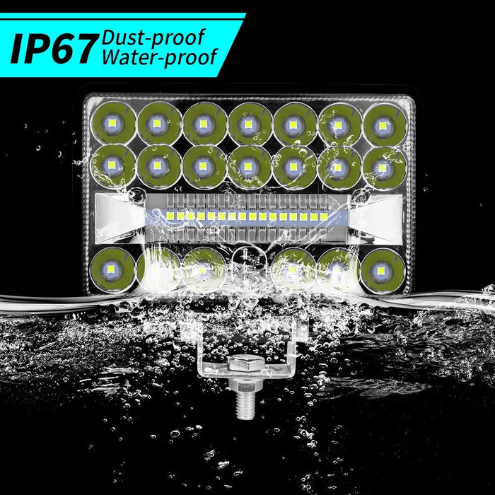 9 - 80V 18W 6000K 4 Inch Car 36Pcs LED Work Light White Light