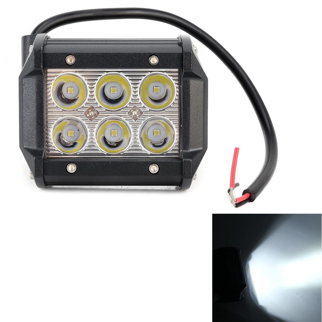 18W Cree 6 Led White Light Condenser Engineering Lamp / Waterproof Ip6 ...
