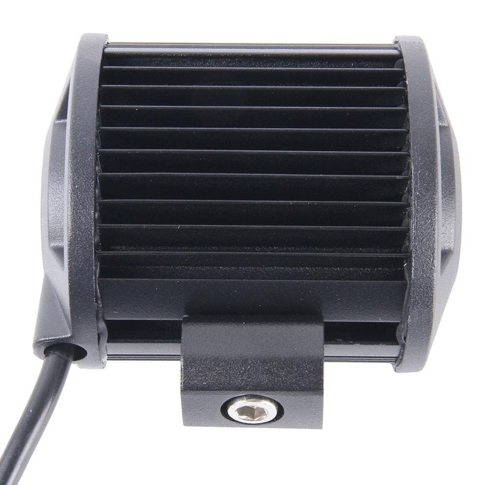18W Cree 6 Led White Light Condenser Engineering Lamp / Waterproof Ip67 Suvs Light Dc 10 - 30V Black