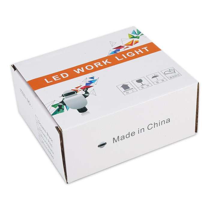 48W 4000Lm 16 Led White Light Condenser Engineering Lamp / Waterproof Ip67 Suvs Light Dc 10 - 30V Black