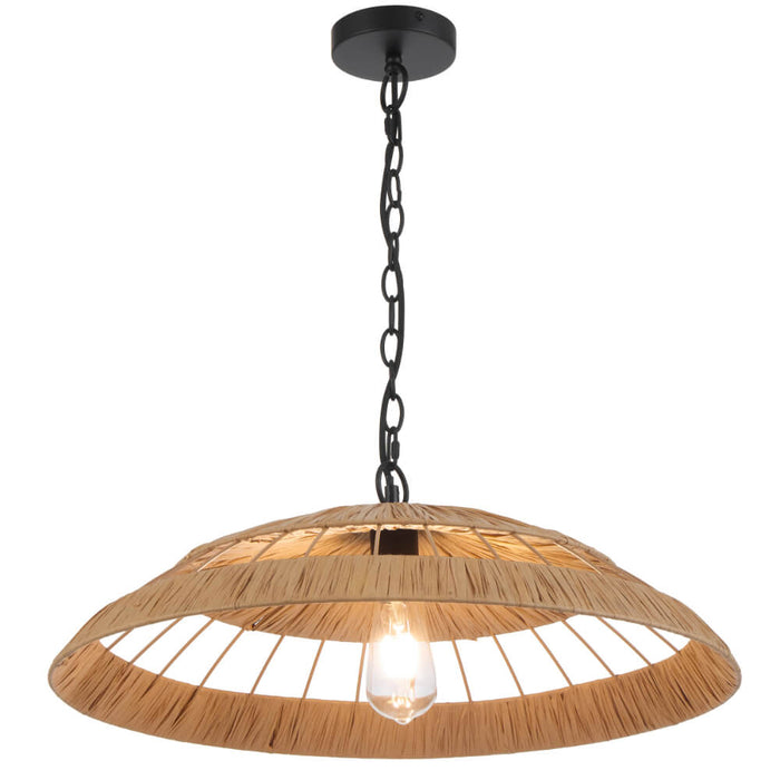 VALLEJO: Natural Bohemian Coastal Style  Pendant Light (Available in 60cm & 80cm)