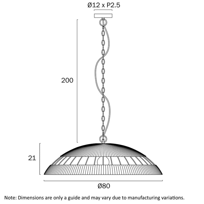 VALLEJO: Natural Bohemian Coastal Style  Pendant Light (Available in 60cm & 80cm)