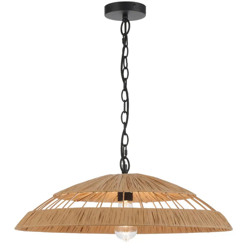 Telbix VALLEJO: Natural Bohemian Coastal Style  Pendant Light (Available in 60cm & 80cm)