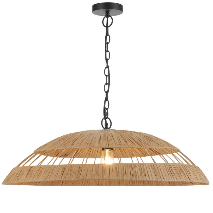 VALLEJO: Natural Bohemian Coastal Style  Pendant Light (Available in 60cm & 80cm)