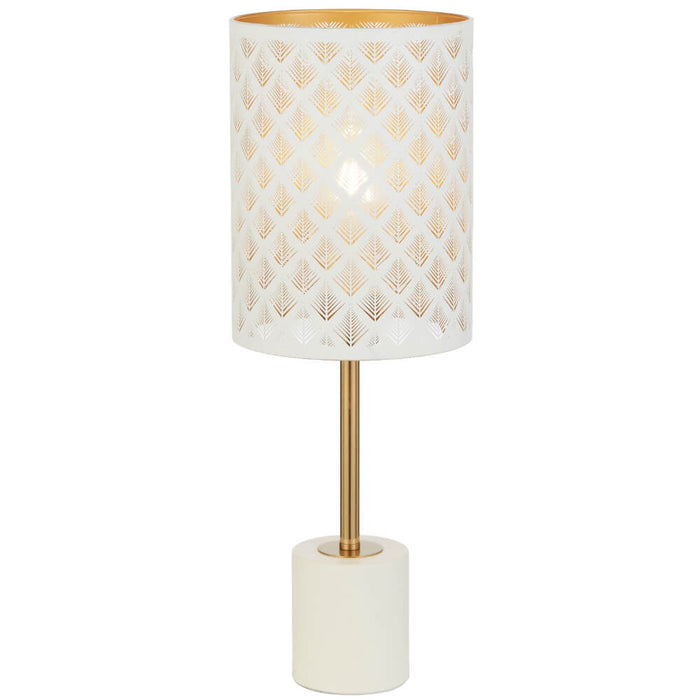 VALTOR: Modern Mediterranean Style Table Lamp (Available in Black/Antique Gold & White/Antique Gold)