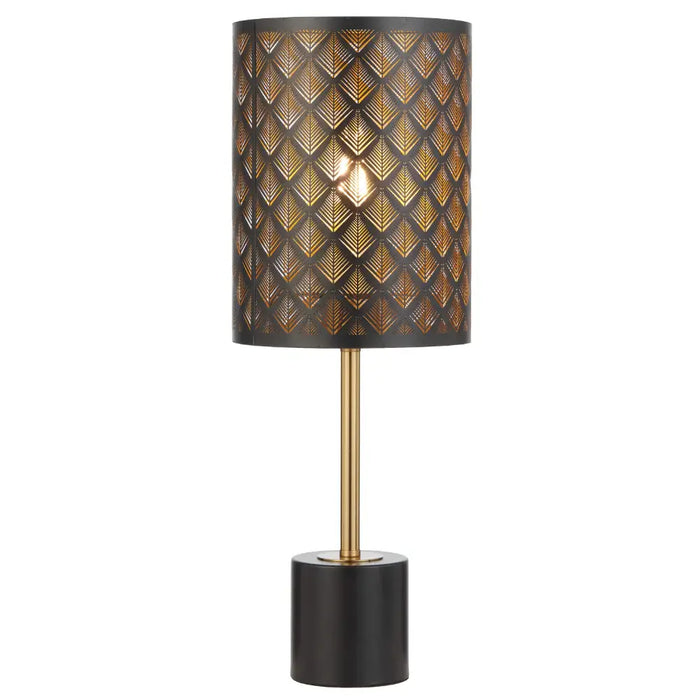 VALTOR: Modern Mediterranean Style Table Lamp (Available in Black/Antique Gold & White/Antique Gold)
