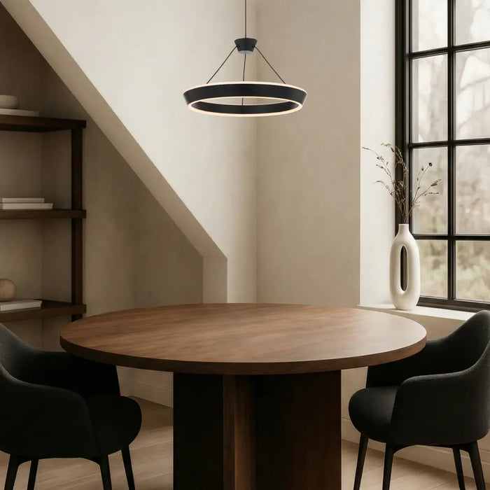 VANTEL: 3CCT Contemporary Design LED Ring Pendant Light (Available in 40cm, 60cm & 80cm)