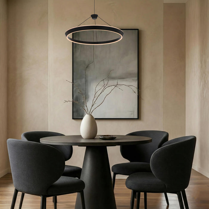 VANTEL: 3CCT Contemporary Design LED Ring Pendant Light (Available in 40cm, 60cm & 80cm)