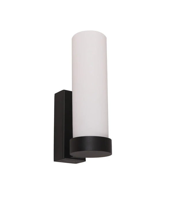 VARA: Tubular Up Opal Glass Interior Wall Lights (Available in Black, Brass, White & Chrome)