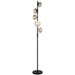 Telbix VARLIN: Elegant Design Floor Lamp with Mirrored Glass Shades