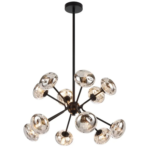 Telbix VARLIN: Modern Glass Pendant (Available in 12 Light and 18 Light)
