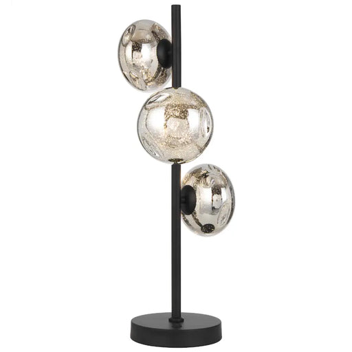 Telbix VARLIN: Elegant Design Table Lamp with Mirrored Glass Shades