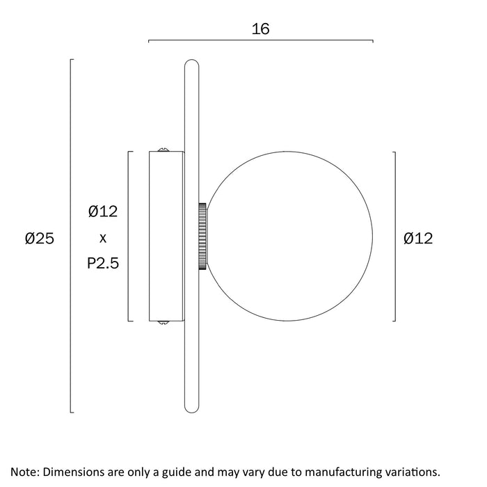 VARON: Black Travertine Base Interior Wall Light with Glass Shade (Available in Opal, Amber, Smoke, Textured Smoke, Clear & Frost)