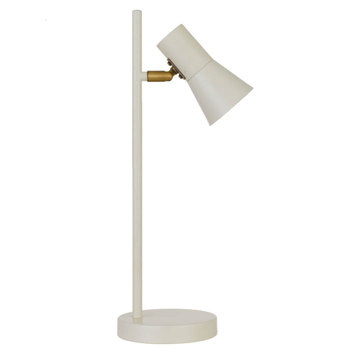 VERIK: Metal Table Lamp With Rotatable Shade (Available in Black, Brass & Beige)