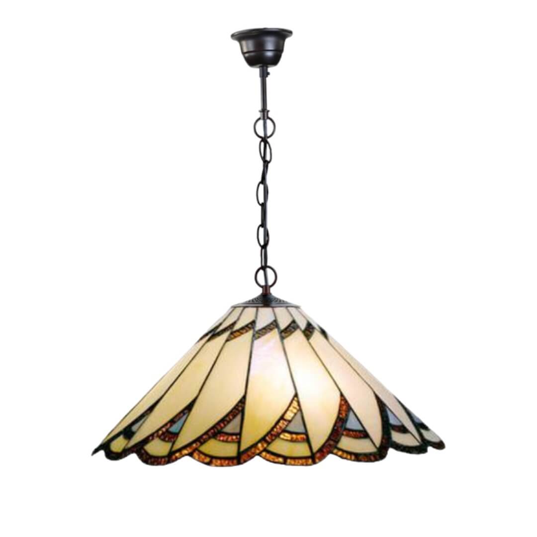 VERMONT Hanging Leadlight Pendant Lamp — Discount Lighting