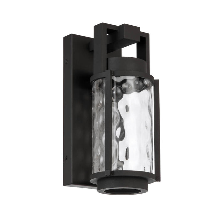 VEXOR: Black IP44 3000K LED Exterior Wall Light (Available in 33cm, 43cm & 55cm)