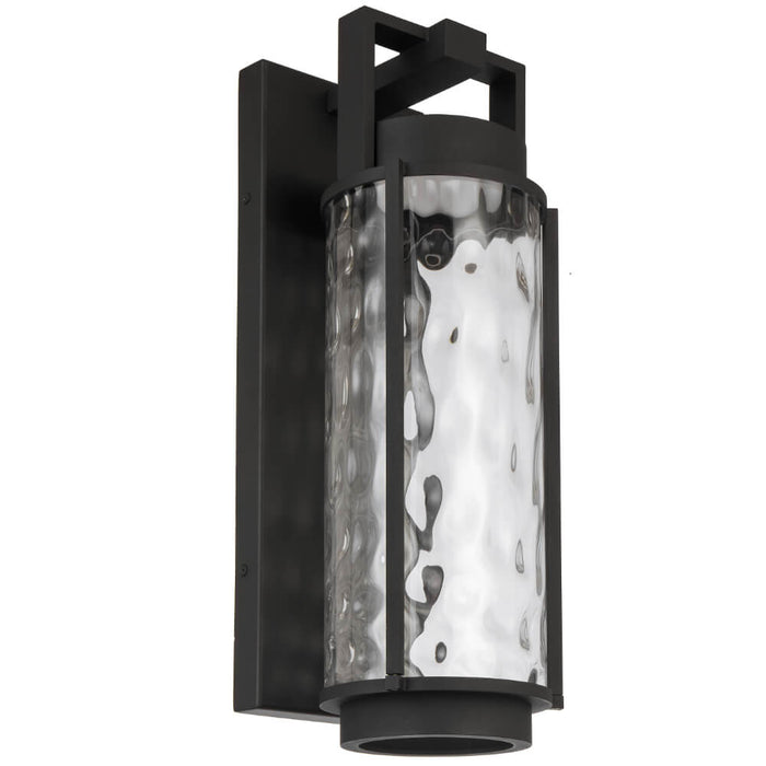 VEXOR: Black IP44 3000K LED Exterior Wall Light (Available in 33cm, 43cm & 55cm)