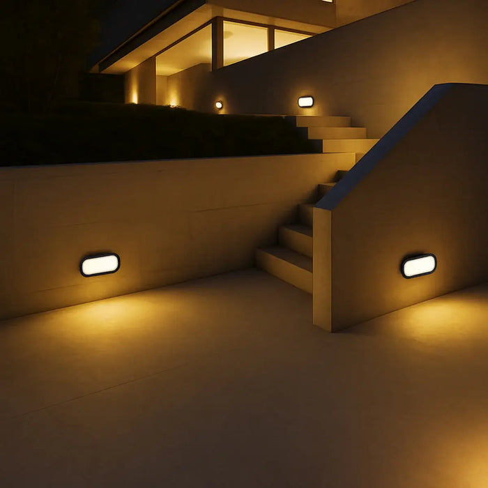 VIGGO: Rectangular Bunker Light (Available in White & Black)