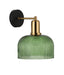 CLA VINTAJ: Dome Glass with Antique Brass Highlight Interior Wall Lights