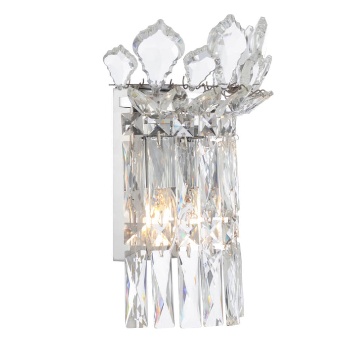 VIRELL: Elegant Crystal Wall Light (Available in Gold & Chrome)