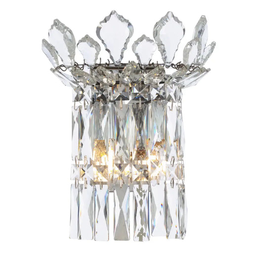 Telbix VIRELL: Elegant Crystal Wall Light (Available in Gold & Chrome)