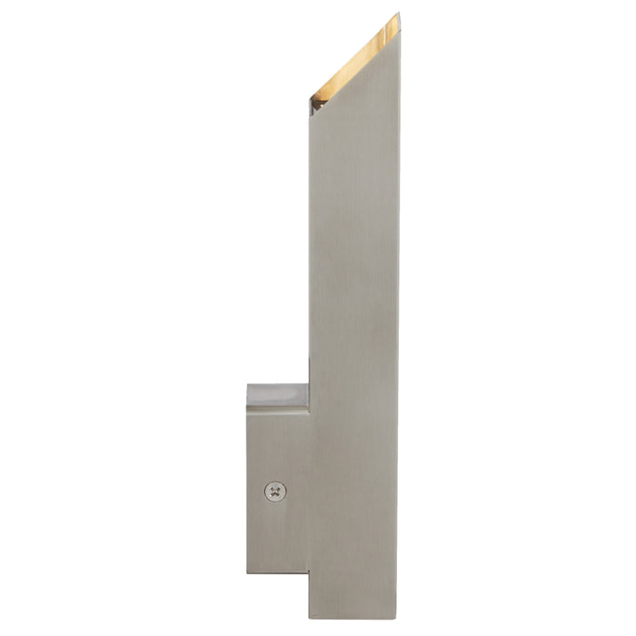 VOSTEL: Contemporary Style LED Exterior Wall Light (Available in Stainless Steel, Antique Brass & Natural Brass)