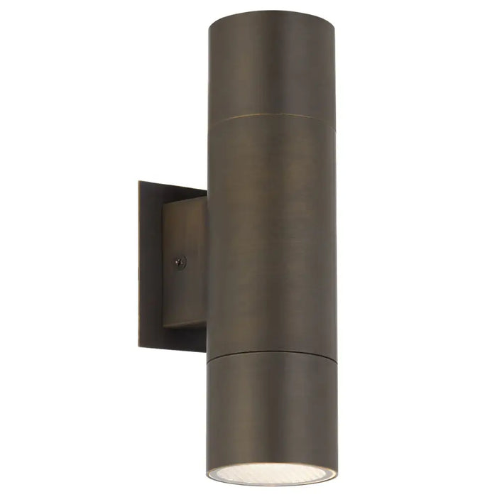 WALSH: Up/Down 2 Light LED Exterior Wall Light (Available in Stainless Steel, Antique Brass & Natural Brass)