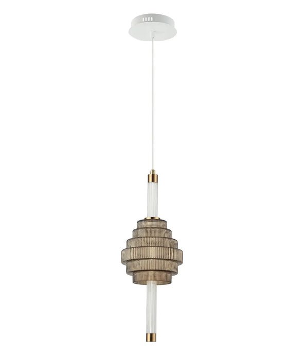 WAND: Interior LED Tri-CCT Spinning Top Pendant Lights IP20 (Available in Amber, Coffee & Smokey Grey)