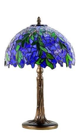 WISTERIA: Leadlight Table Lamp (Avail in 2 sizes)