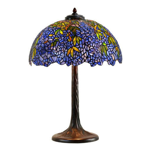 G&G Bros WISTERIA: Leadlight Table Lamp (Avail in 2 sizes)