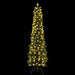 Jingle Jollys Christmas Tree 1.8m Pre-Lit 200 LED Lights Xmas Tree Decorations