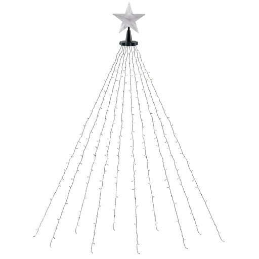Jingle Jollys 2.5M Christmas Lights Waterfall String Light 300 LED Star Topper