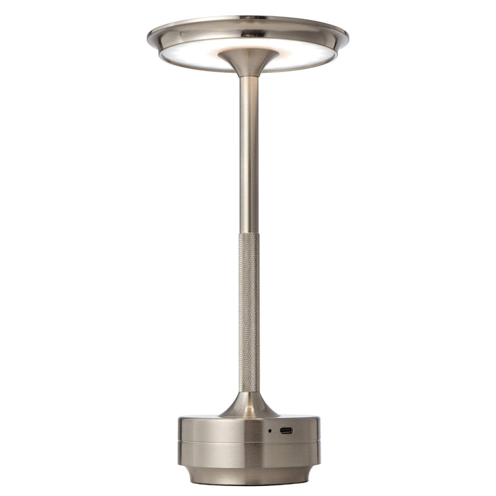 ZICO: IP43 Metal Rechargeable LED Table Lamp (Available in Antique Gold, Gun Metal and Nickel)