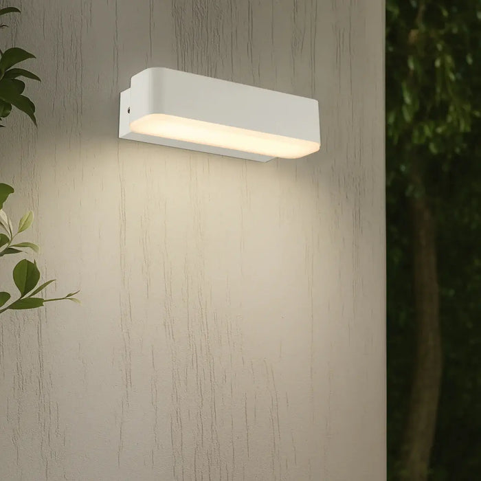 ZIRON: 3CCT LED Exterior Wall Light (Available in Black & White, 10cm & 18cm)