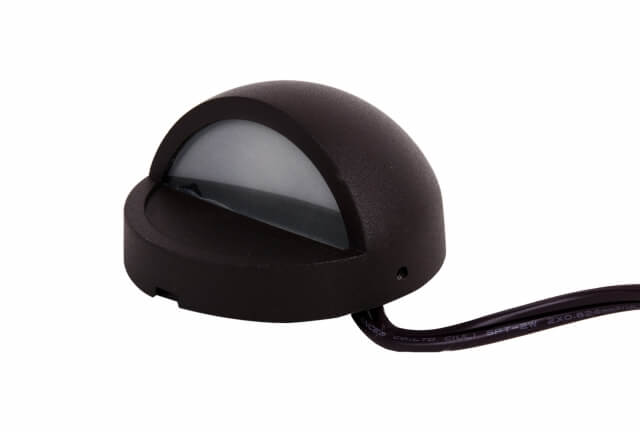 Solid Cast Aluminum Step Light (Available in Black & Brown)