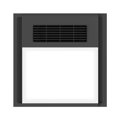 HEATCORE: 4-In-1 Retrofit Line Bathroom Heater, Exhaust Fan, Circulating Fan, and Light Unit (Available in Black & White)
