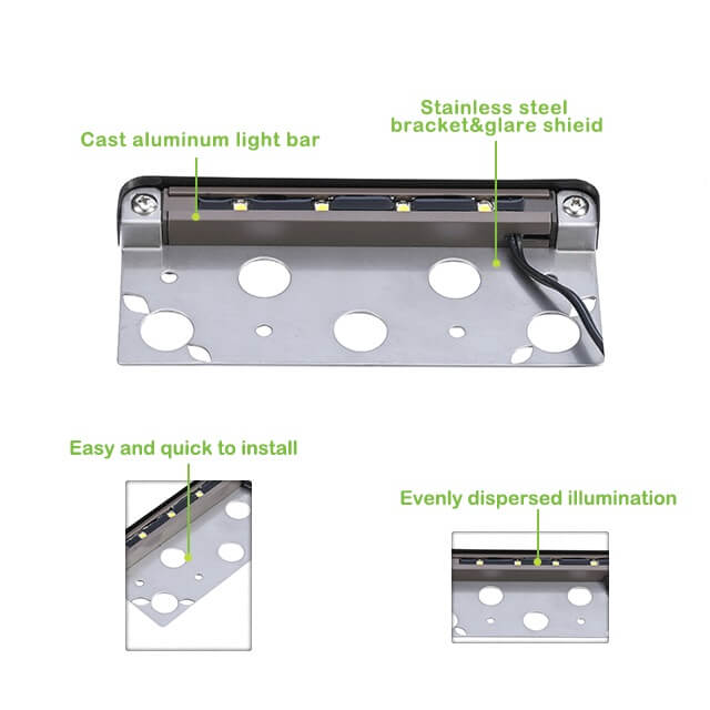 176mm 2700K IP54 LED Integrated Ledge/Step Light